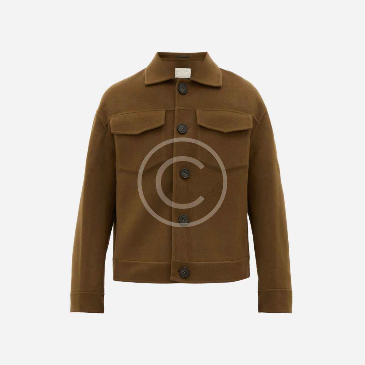 Flap-pocket jacket