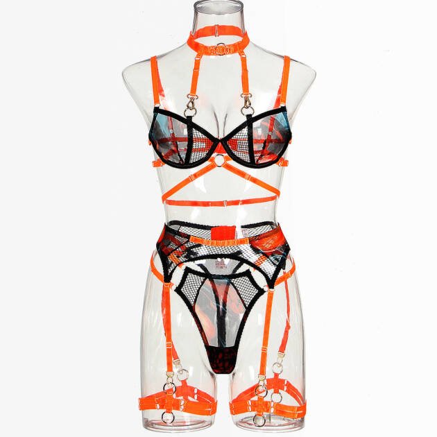 Lingerie sexy 5 pièces détachable