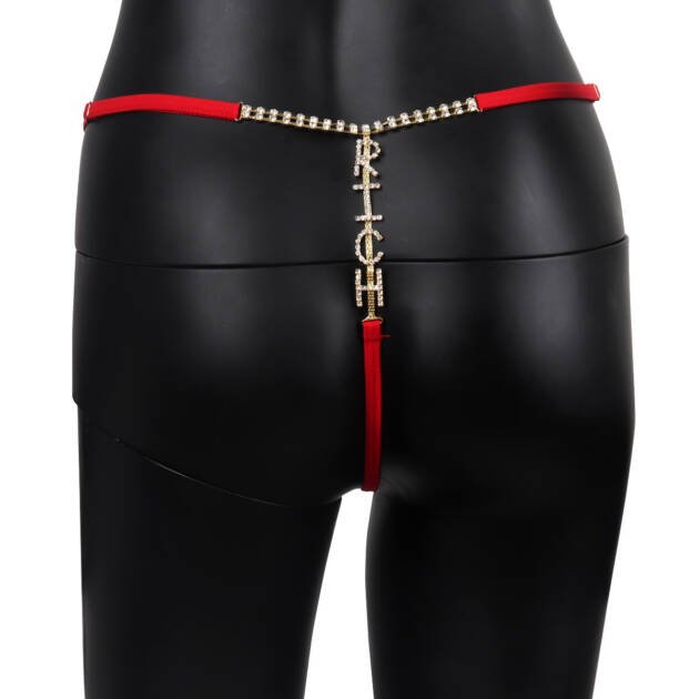 String sexy strass à écriture : RICH